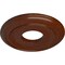 Ekena Millwork Classic Medallion (Canopies up to 7 1/4"), 12 3/8"OD x 4"ID x 1 1/8"P, Burnished Mahogany Crackle CM12CLBMC - alternate 3